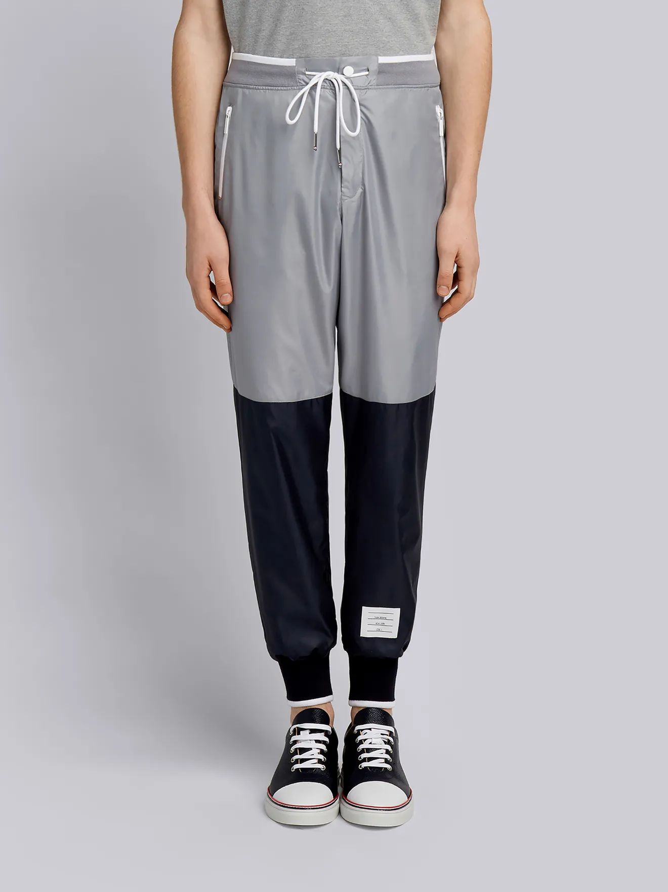 Bicolor HalfAndHalf Ripstop Sweatpants Thom Browne Official