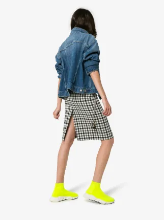 balenciaga speed knit yellow