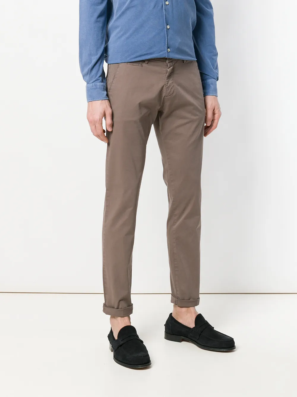 Briglia 1949 slim chinos Bruin