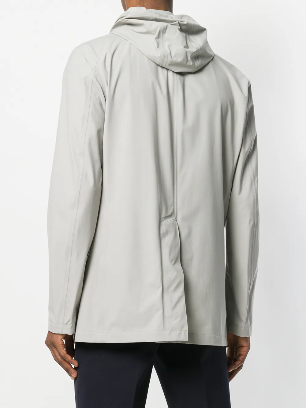 Herno regenjas met capuchon Grijs