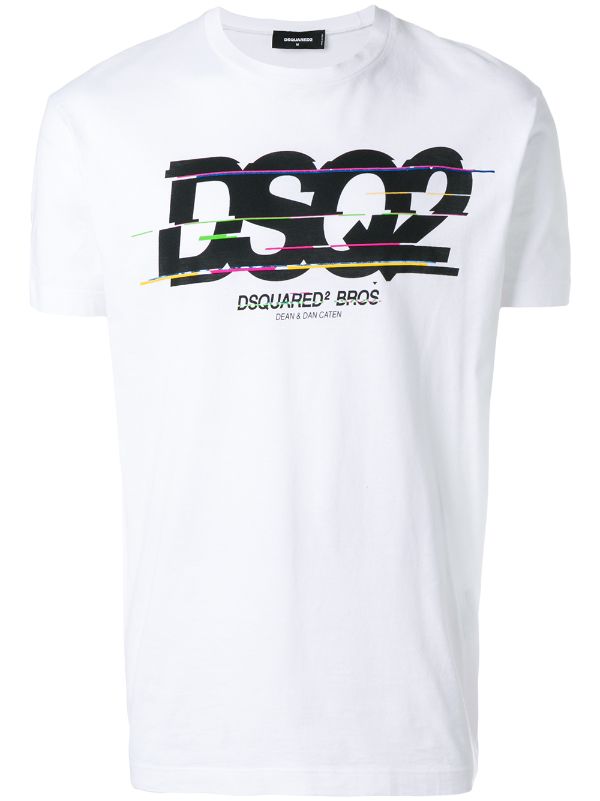 Dsquared2 DSQ2 logo print T-shirt $100 