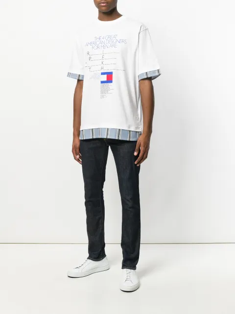 TOMMY HILFIGER TOMMY HILFIGER GEORGE LOIS AD T-SHIRT - WHITE