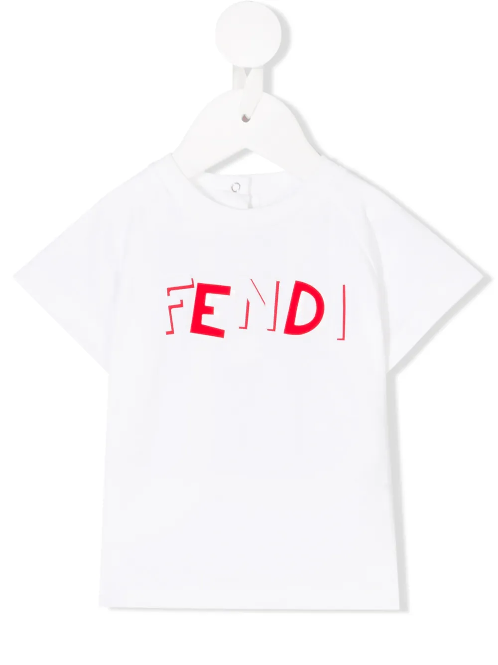 Fendi Kids футболка с принтом логотипа Fendi Kids футболка с принтом логотипа