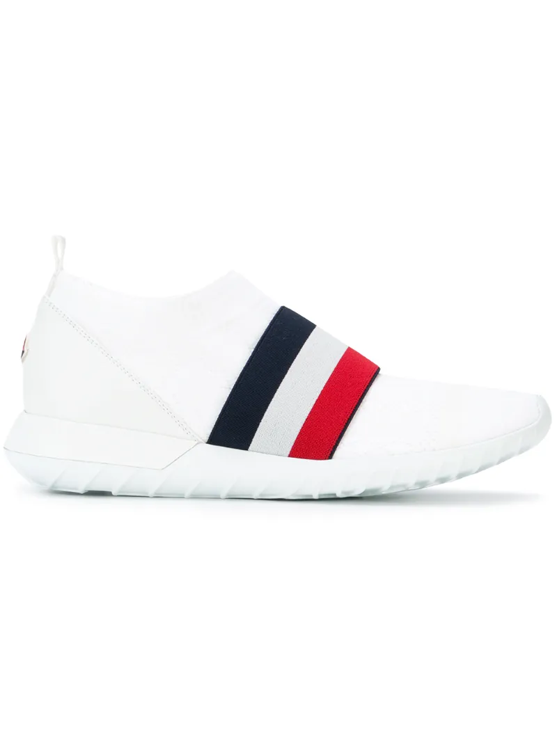 Moncler слипоны с полосками спереди