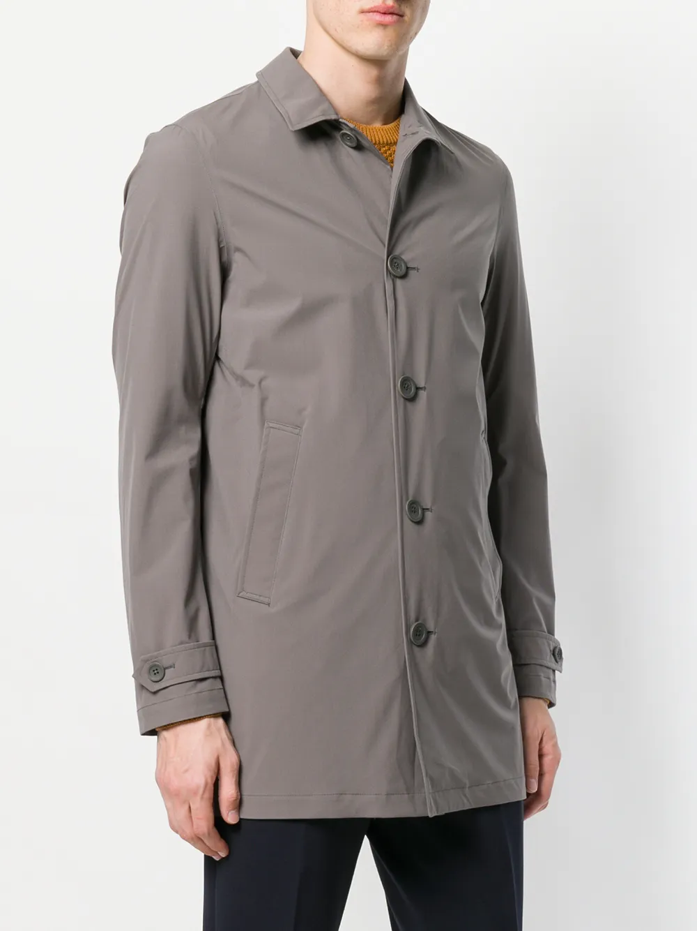 Herno button-down jas Grijs