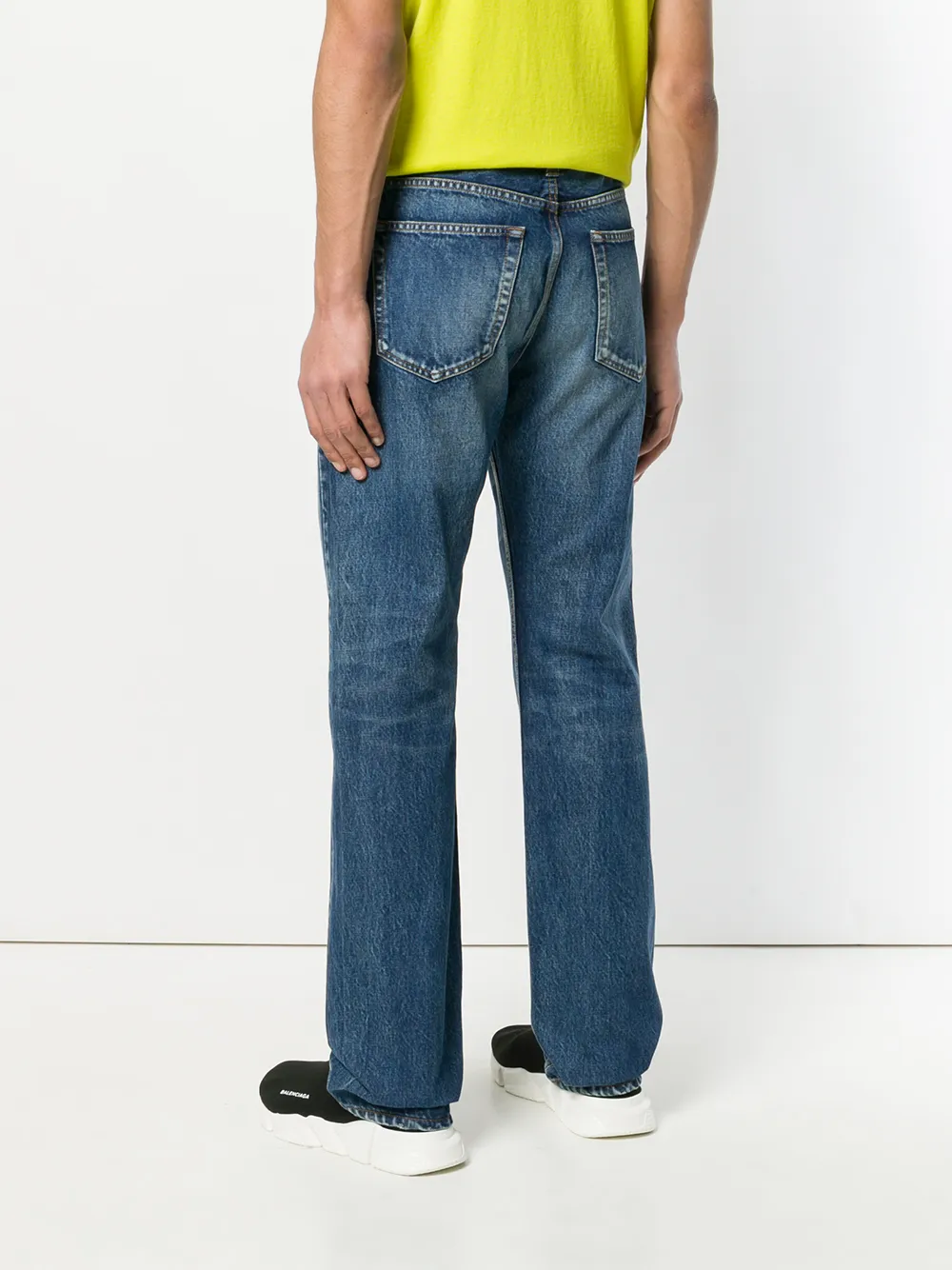 Balenciaga Jeans met rechte pijpen Blauw