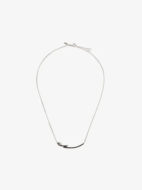 Stephen Webster 18kt white gold Lady Stardust marquise diamond pendant necklace