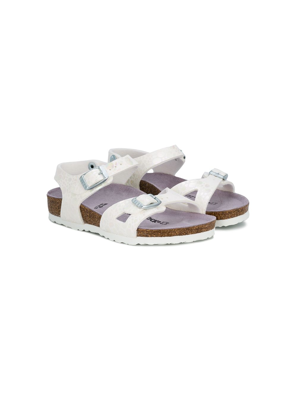 фото Birkenstock kids сандалии в точечку с пряжками