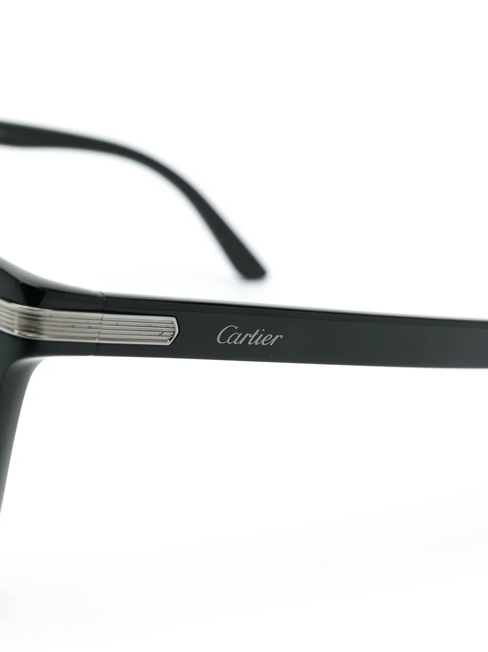 Cartier Eyewear C Décor square sunglasses Zwart