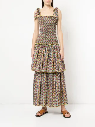 Long Ruffle Dress
