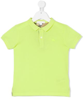 burberry polo kids yellow