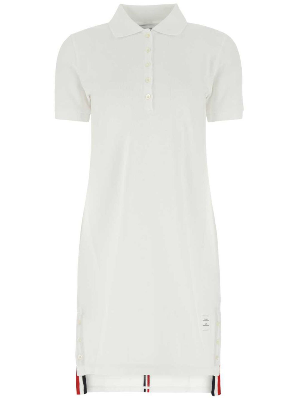 Thom Browne A-line polo dress - White