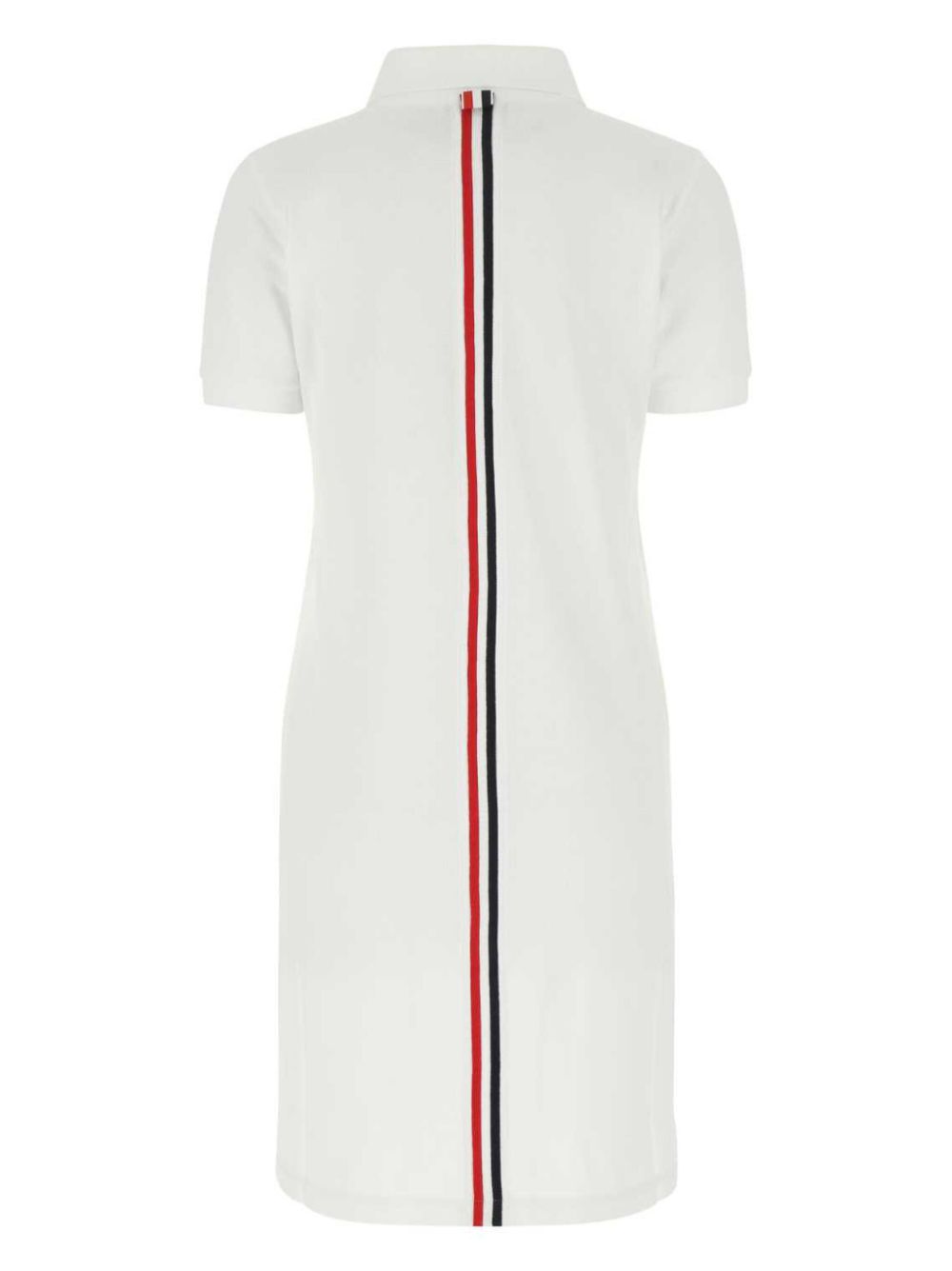 Thom Browne A-line polo dress - White