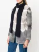 Image 2 of N.Peal ribbed cashmere scarf