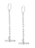 Coup De Coeur bar drop earrings - Metallic