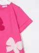 Il Gufo butterfly patches T-shirt dress