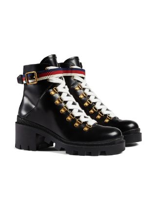 gucci sylvie web ankle boot