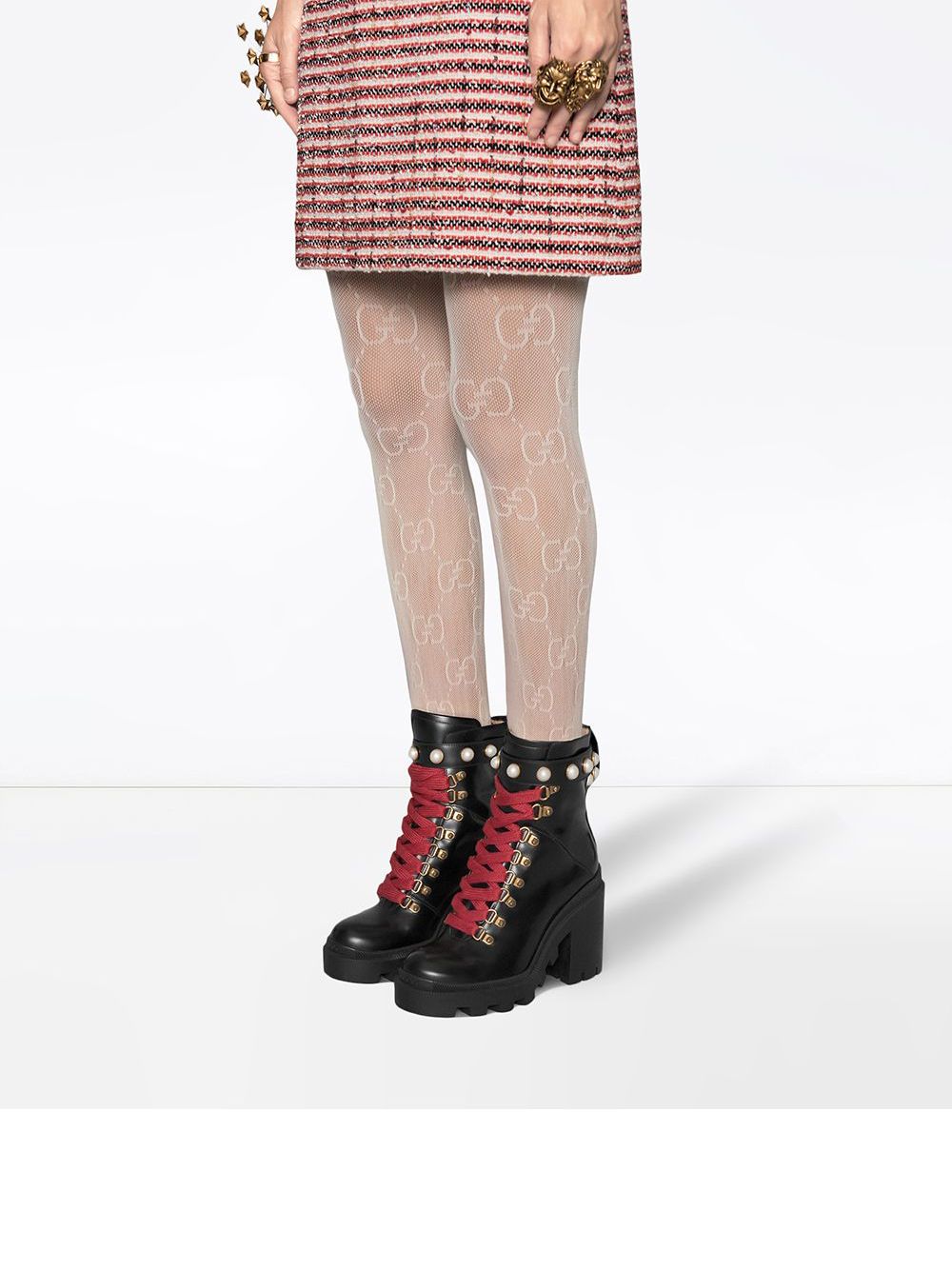 Gucci hotsell boots pearls