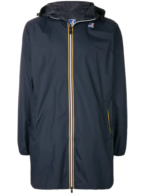 K-Way R&D contrast zip parka