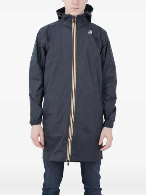 K-Way R&D contrast-zip parka