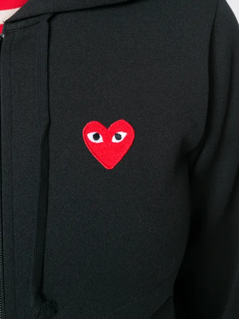 moletom com capuz comme des garcons play