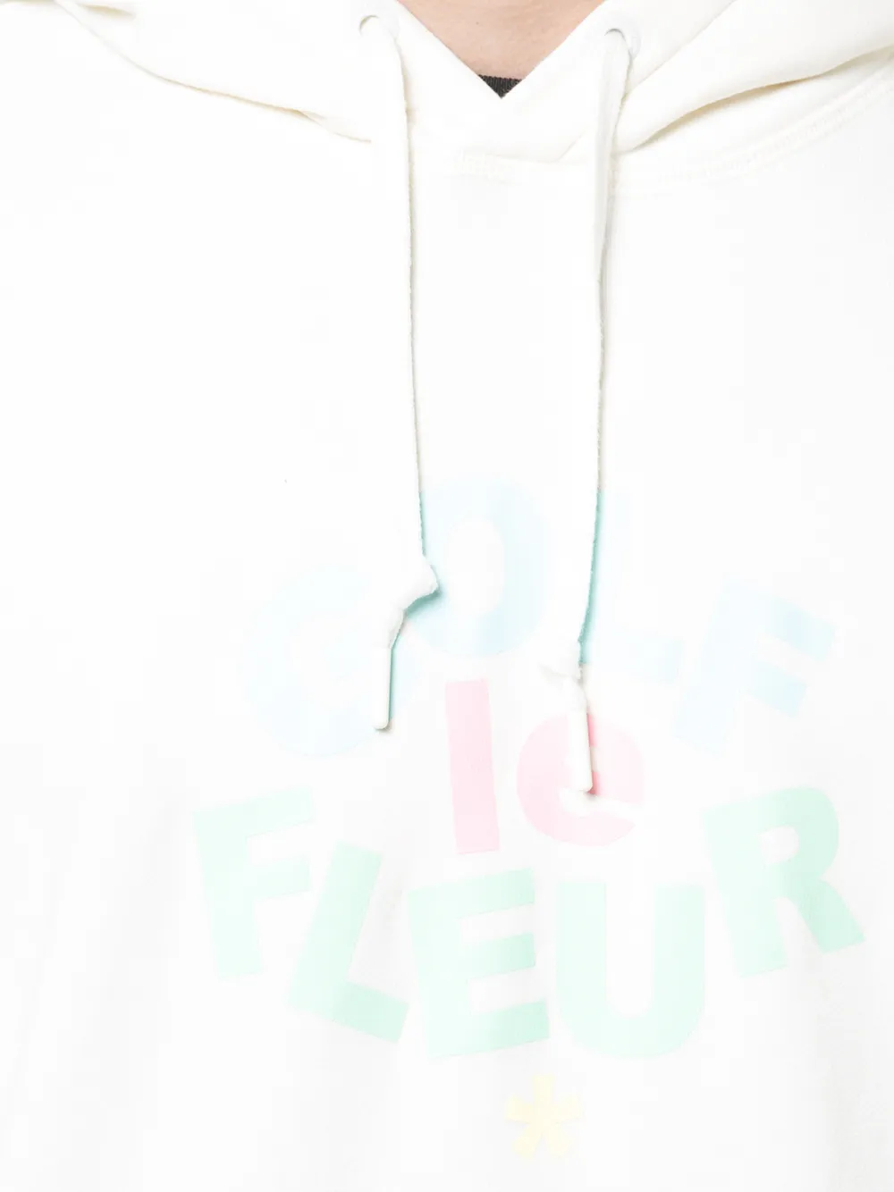 Converse printed hoodie Wit