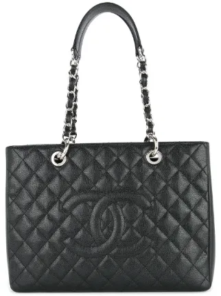 Chanel Vintage Quilted Chain Handbag Farfetch Chanel Vintage Quilted Chain Handbag