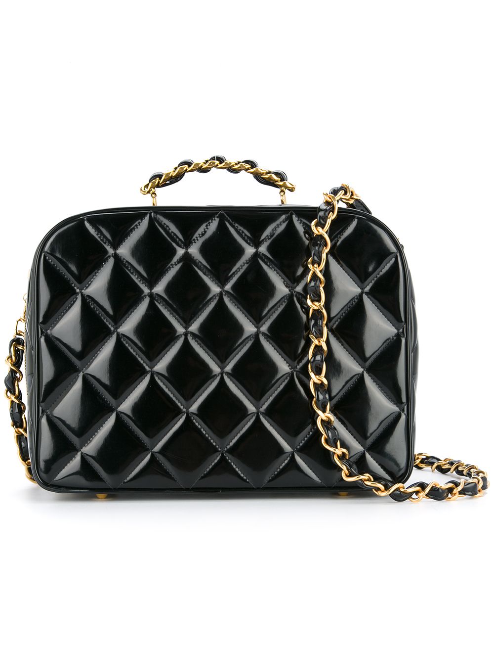 CHANEL Pre-Owned quilted two-way handbag – Black