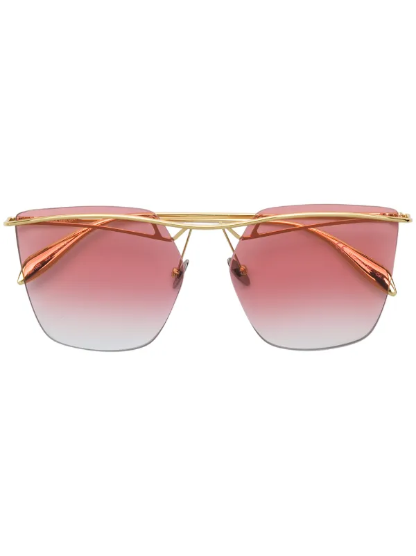 curved aviator sunglasses