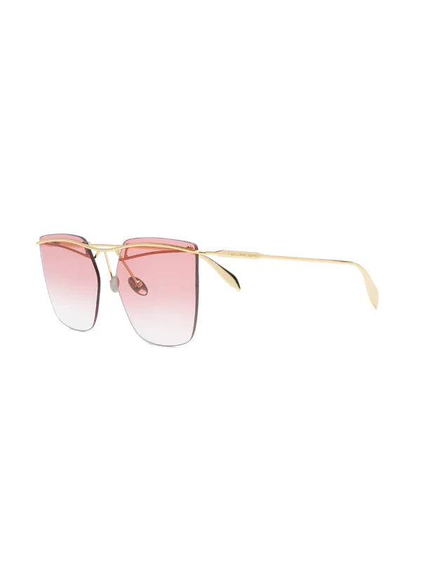 curved aviator sunglasses