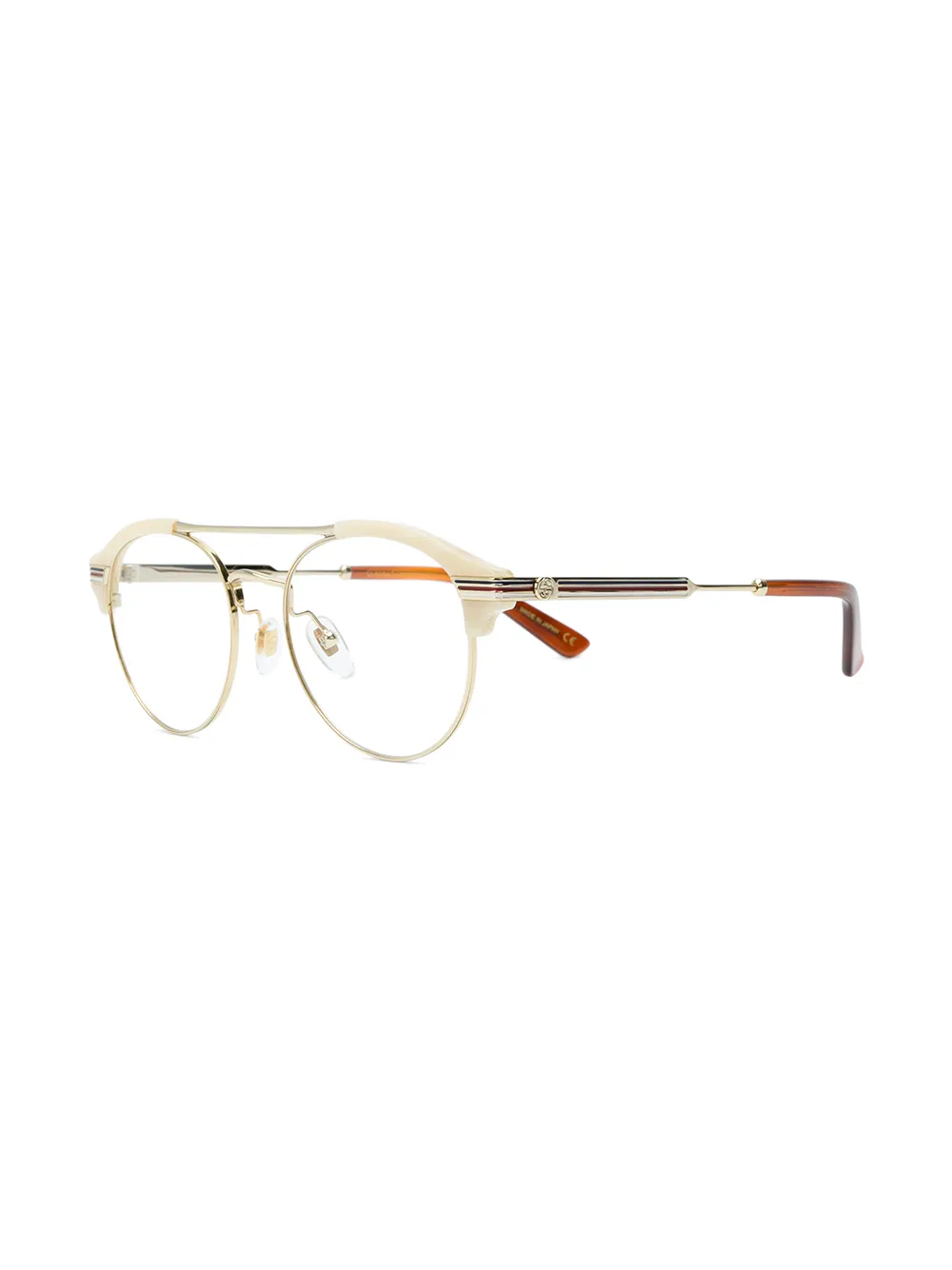 gucci half rim eyeglasses