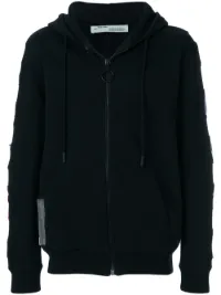 off white patch hoodie