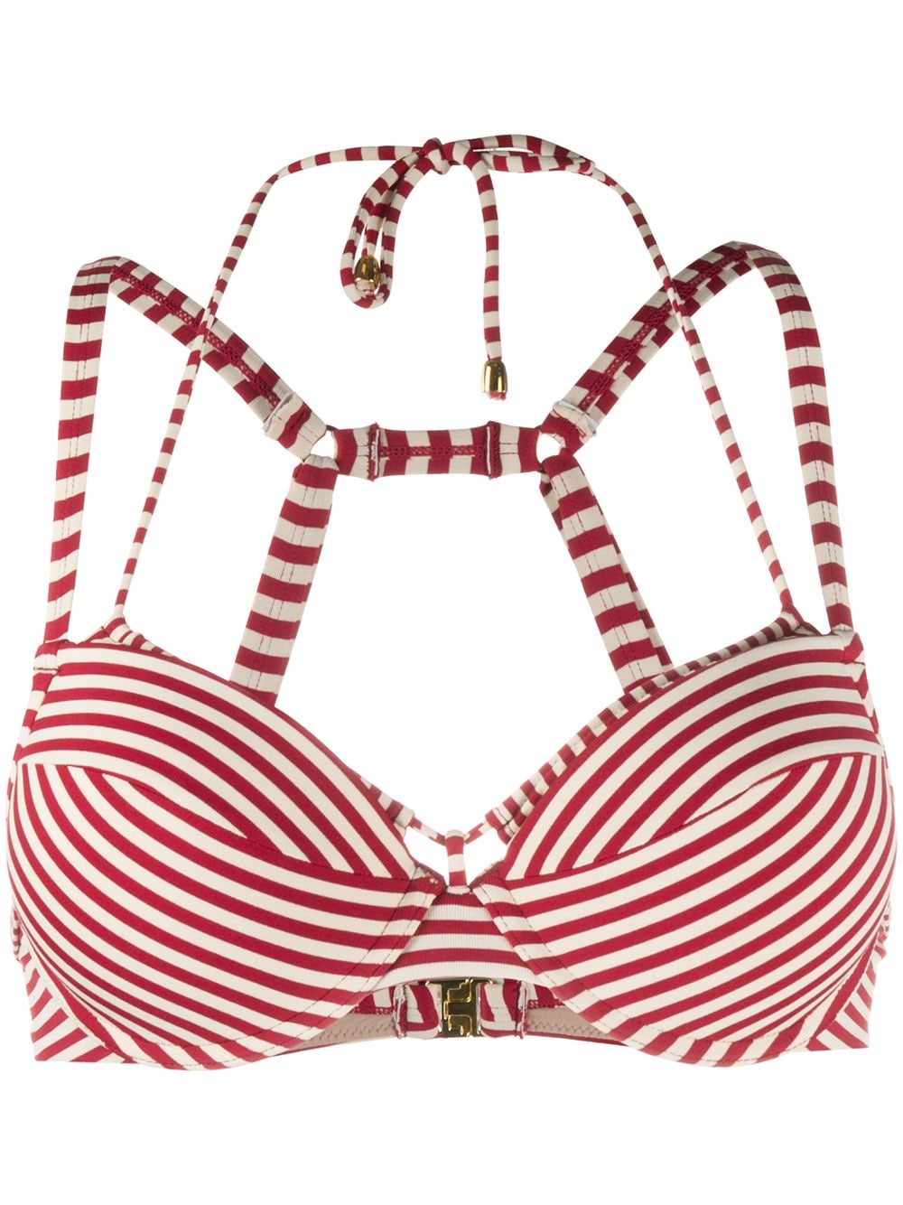 Marlies Dekkers Striped push-up Bikini Top - Farfetch