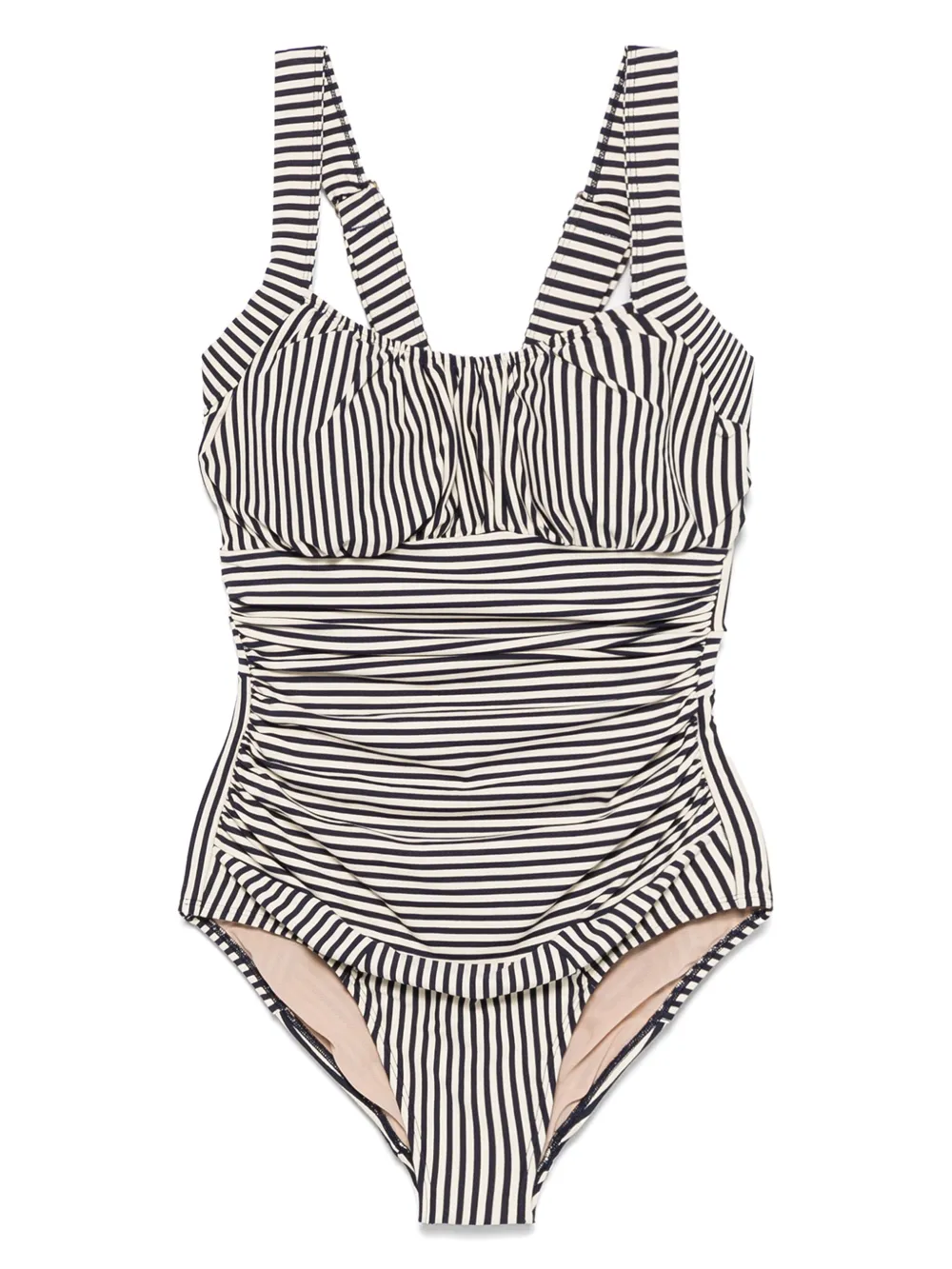Marlies Dekkers striped swimsuit - BLUE ECRU