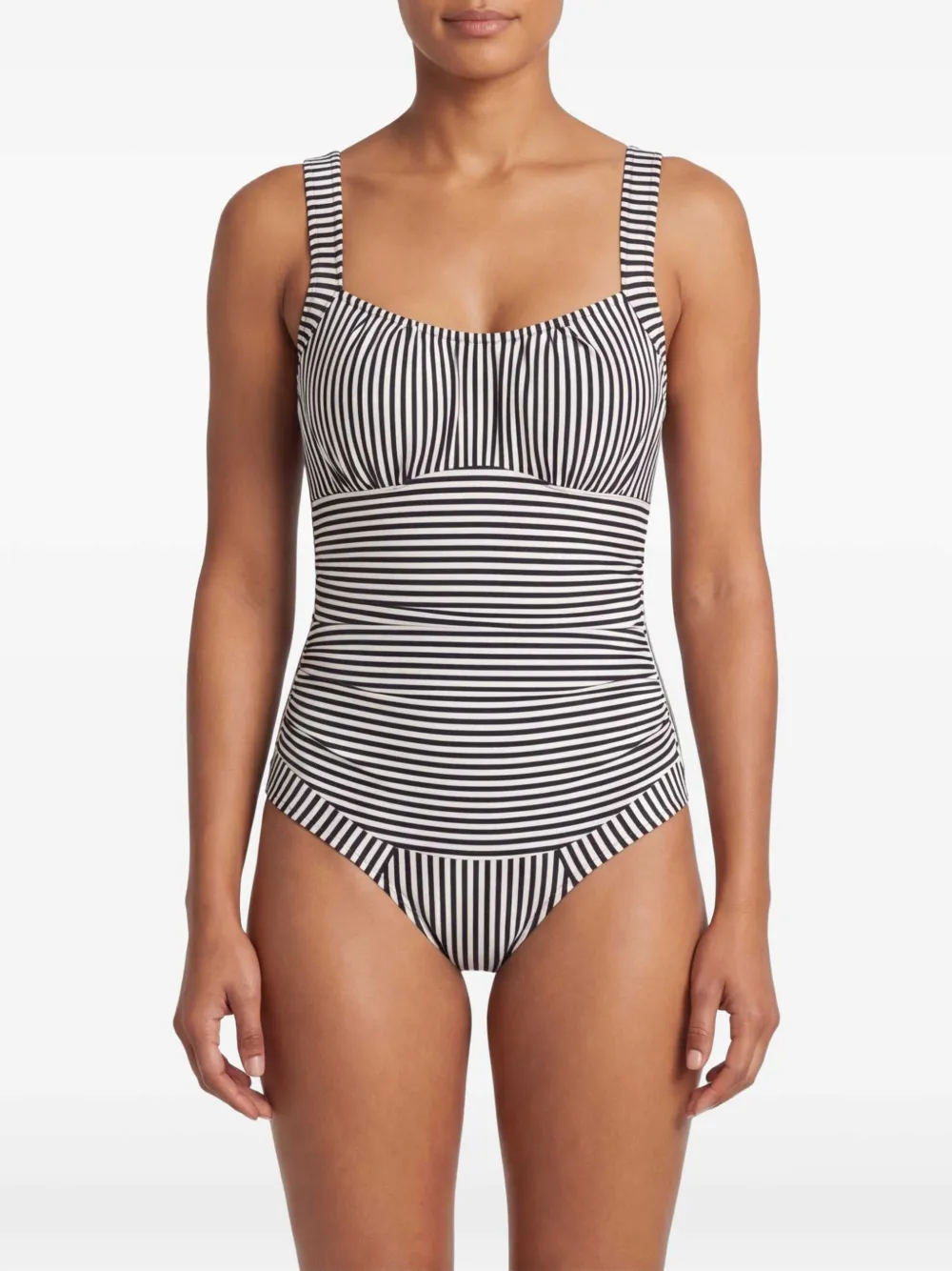 Marlies Dekkers Gestreept badpak BLUE ECRU