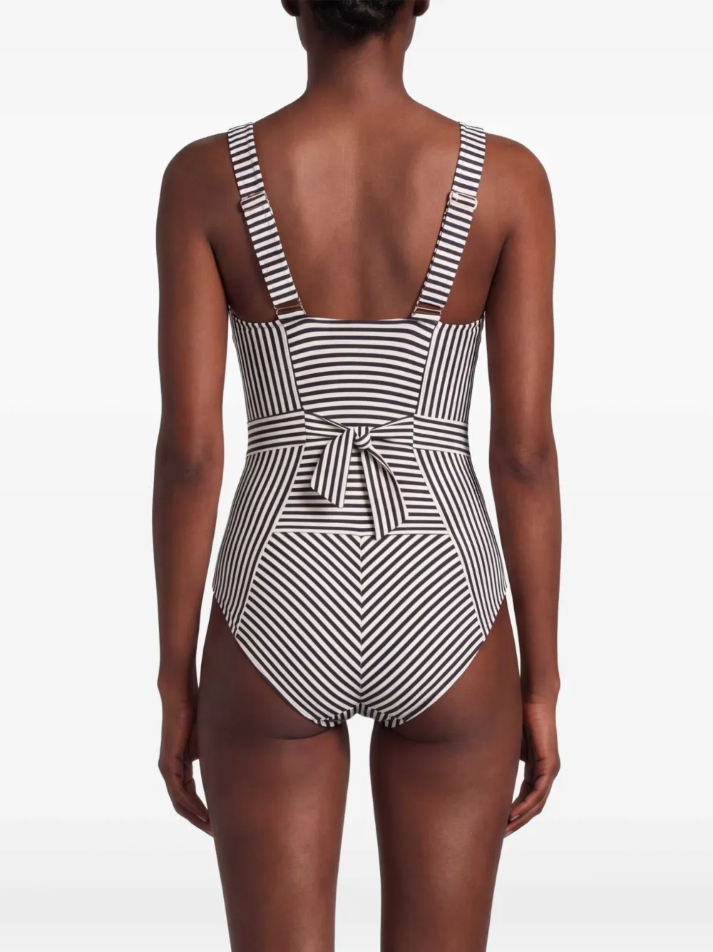 Marlies Dekkers Gestreept badpak BLUE ECRU