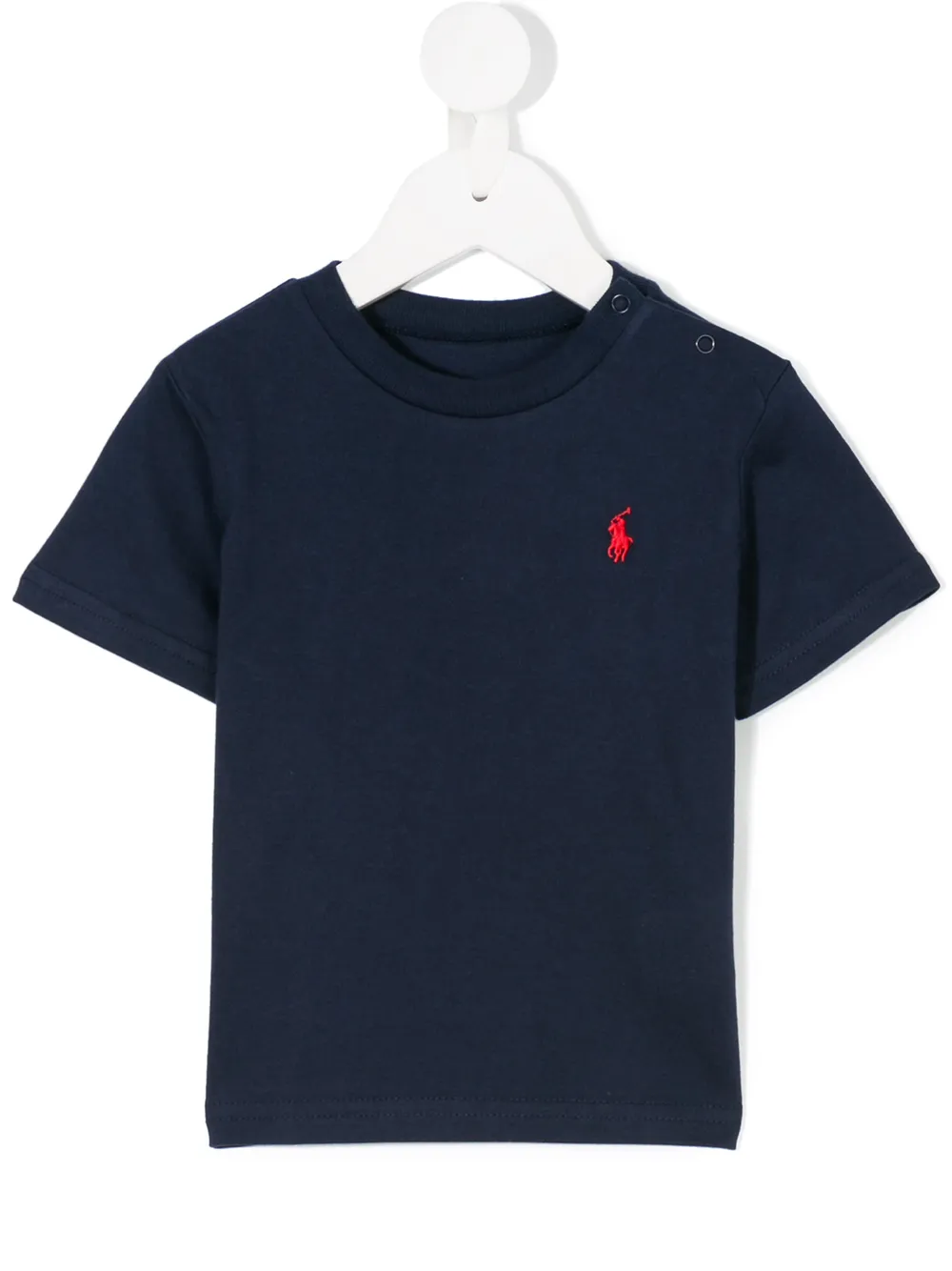 

Ralph Lauren Kids playera con logo bordado - Azul