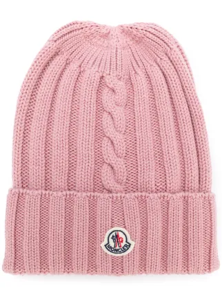 moncler cable knit beanie grey moncler cable knit beanie grey