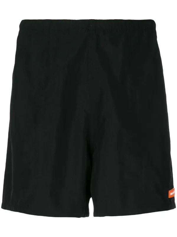 plain black swim shorts