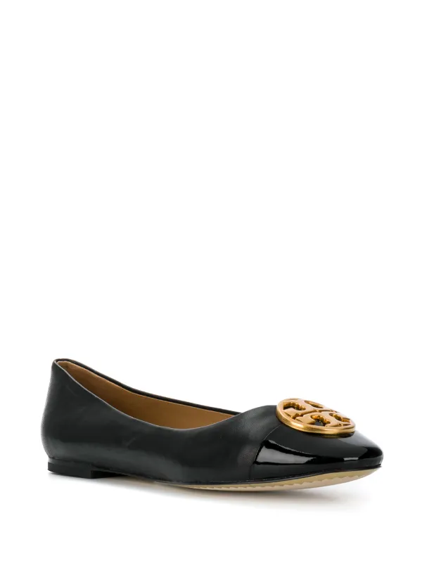 Tory Burch Chelsea Ballet Shoes | Black | FARFETCH