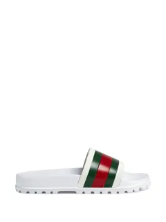 all white gucci slides