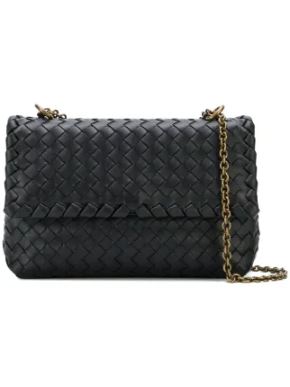 Bottega Veneta Nero Intrecciato Na Baby Olimpia Bag Farfetch Bottega Veneta Nero Intrecciato Na Baby Olimpia Bag