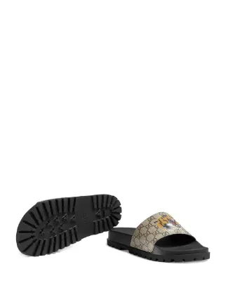 men's gg supreme tiger slide sandal