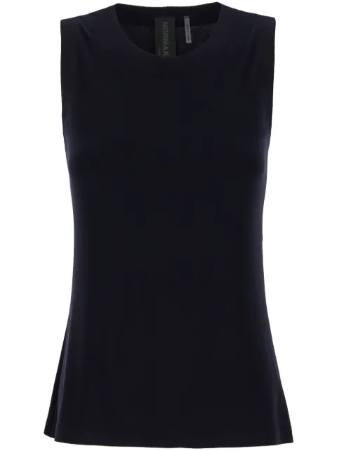 Norma Kamali crew-neck tank top