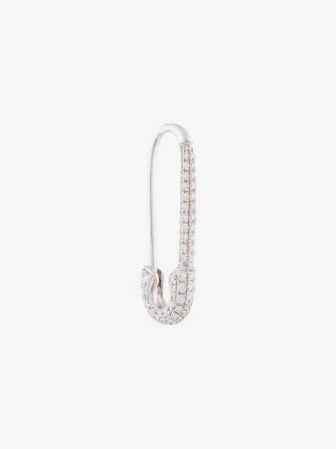 Anita Ko Safety Pin diamond earring