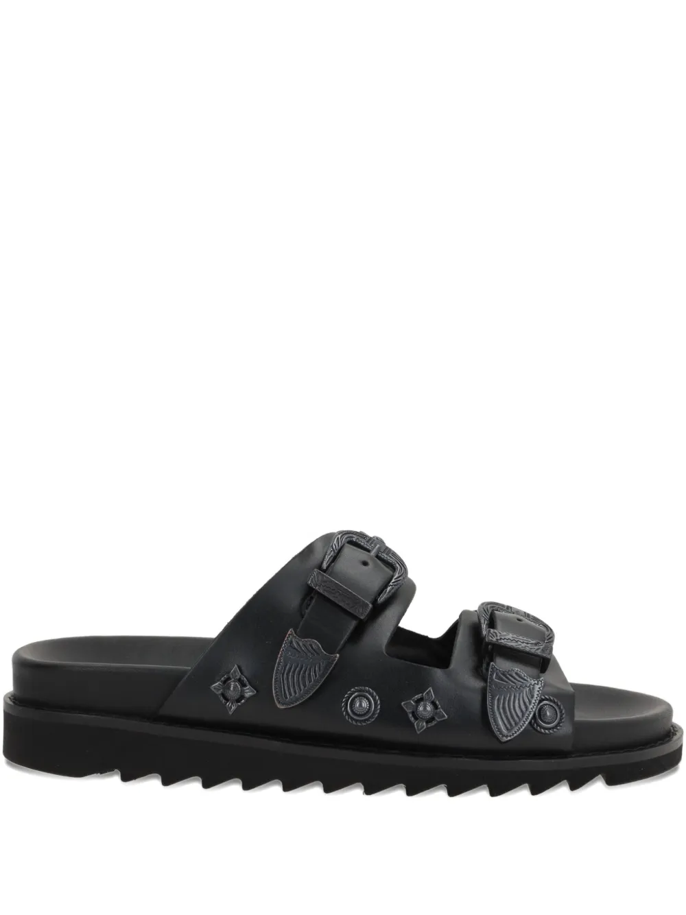Toga Virilis buckled sandals Black