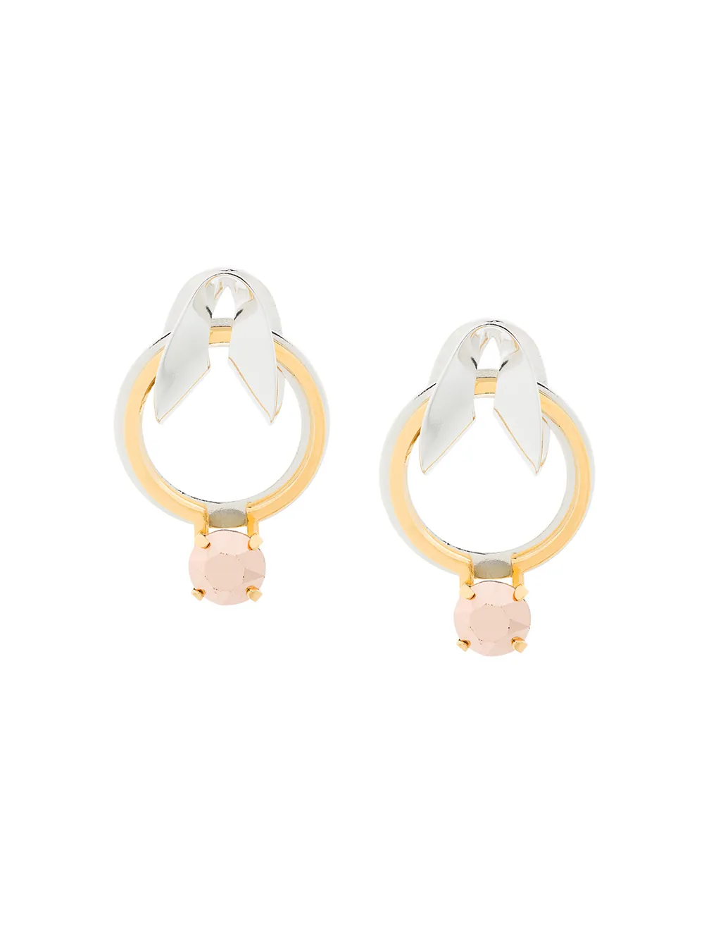 Wouters & Hendrix Technofossils earrings | Metallic | Image 1