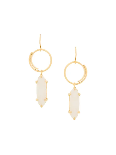 Wouters & Hendrix Technofossils moonstone earrings