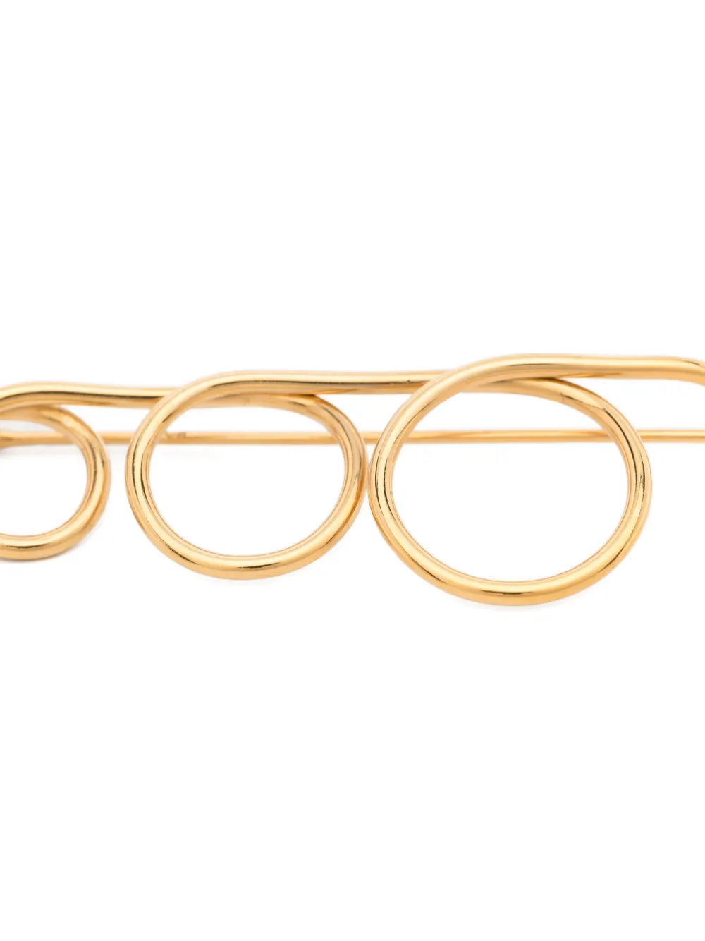  Wouters & Hendrix Technofossils Brooch   Gold 