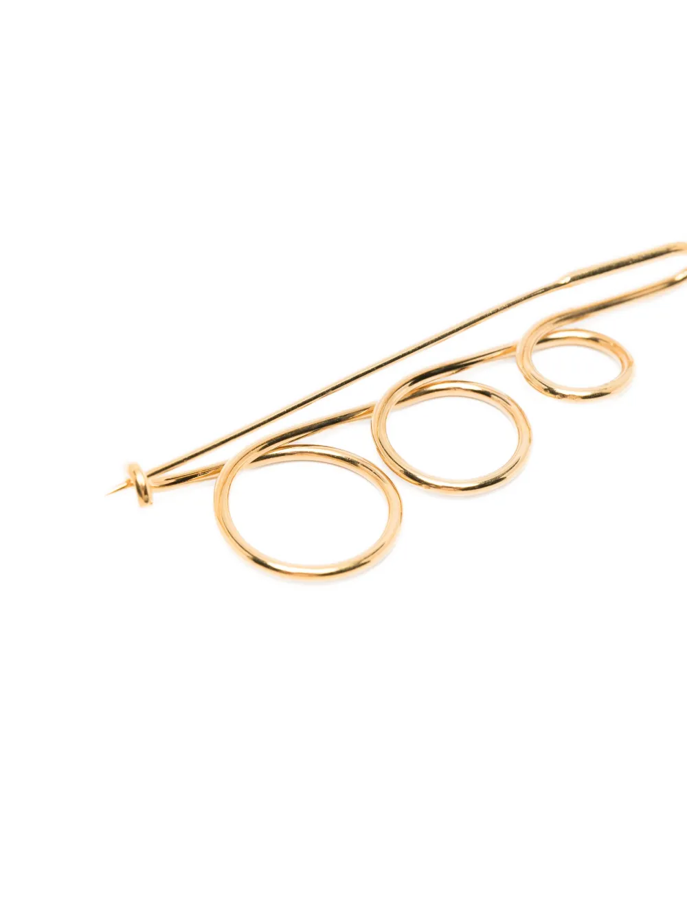  Wouters & Hendrix Technofossils Brooch   Gold 
